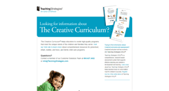 Desktop Screenshot of creativecurriculum.net