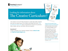 Tablet Screenshot of creativecurriculum.net